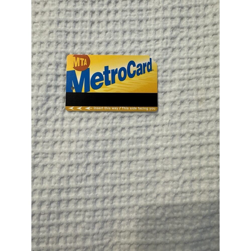 Old NYC Metro Card New York City Subway Transit MTA Bus Fare